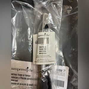 Coating trays - Pampered Chef with mini tongs